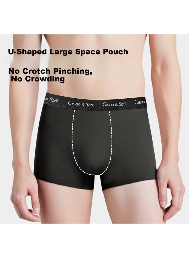 CS C&s Pure Cotton Men's Antibacterial Boxer Briefs 10a Spring Summer Sports Large Size Shorts - Image 3
