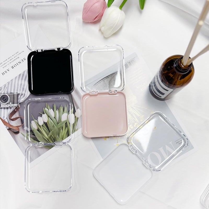 Sawvolker 12 Piece Press On Nail Storage Box with 60 Pcs Double Sided Tape - Acrylic Fake Nail Display Box for Home Salon Use - Image 3