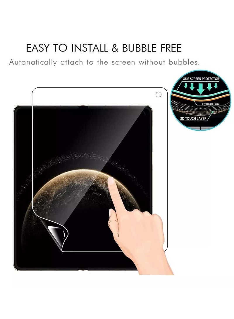 Wtech Huawei Mate X6 5G 2024 Hydrogel Soft Screen Protector 360 Degree Scratch Resistant Flexible Transparent Matte Film - Clear - Image 3