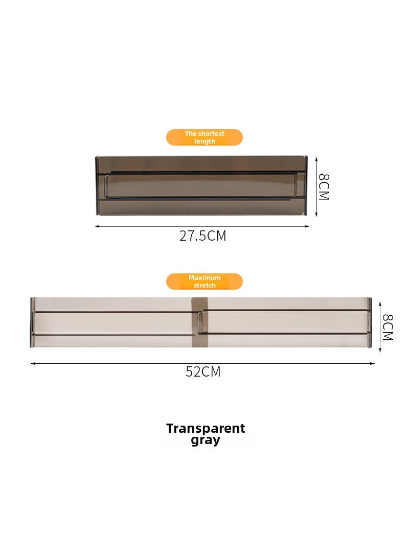 Generic Expandable Drawer Organizer Dividers Grey  - Image 1