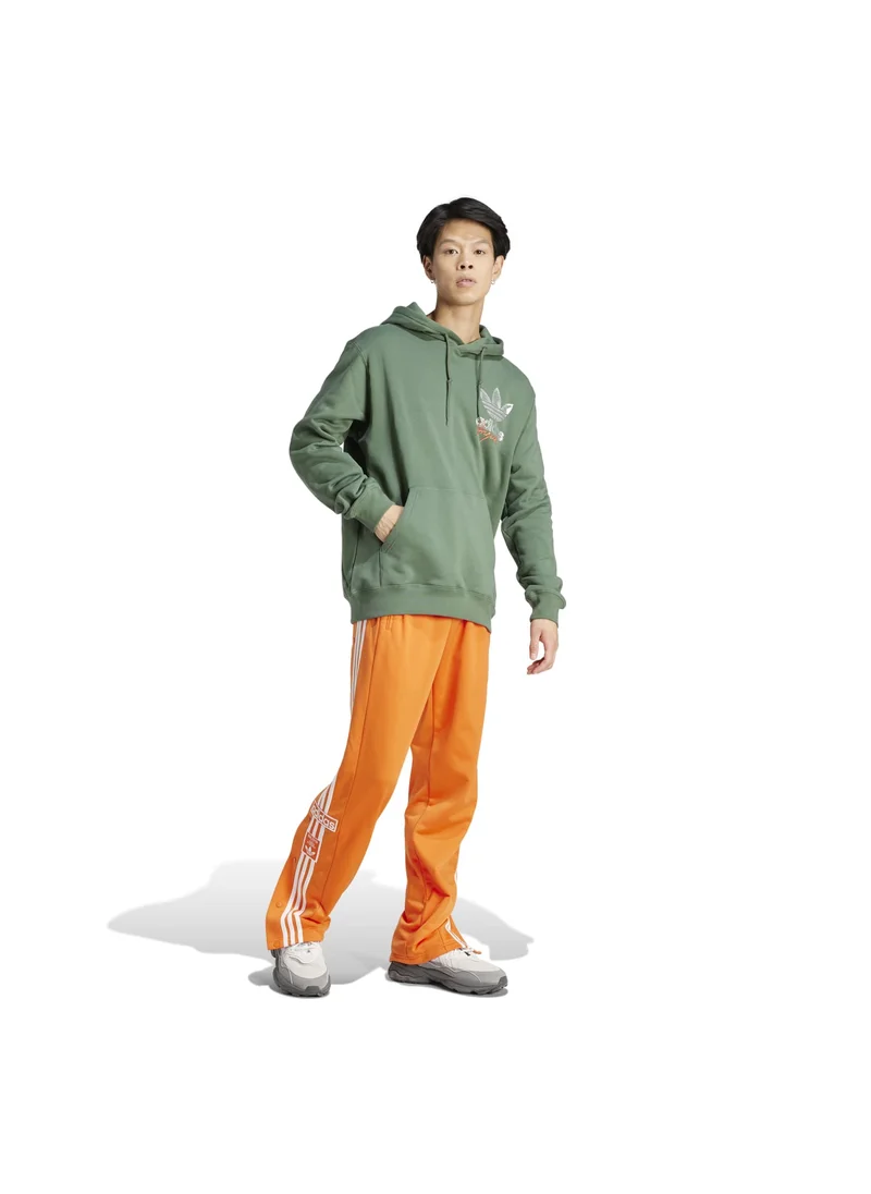 Adidas adidas TREFOIL HOOD 3 Green Originals Men SWEATSHIRTS