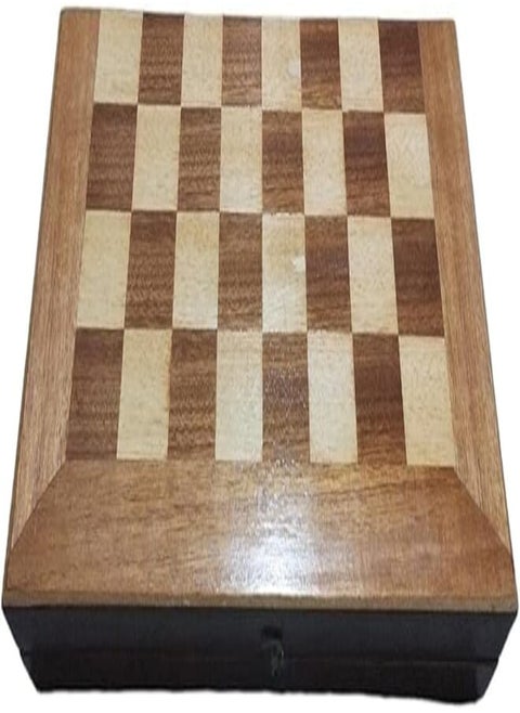 Other Three in one x large wooden chess craftmanship in every piece with handmade wooden chessboard