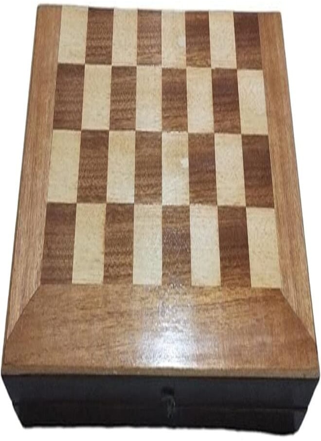 null - Other Three in one x large wooden chess craftmanship in every piece with handmade wooden chessboard - Image 1
