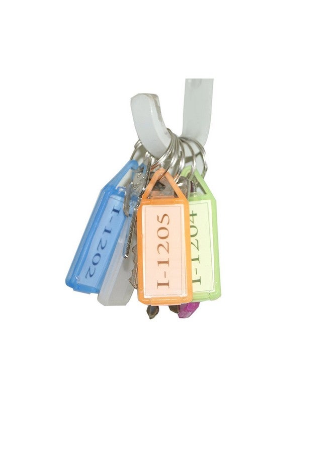 EVALUEMART Plastic Writeable Name Key Tags Keychains (Assorted) - Pack of 20 Pcs - Image 4