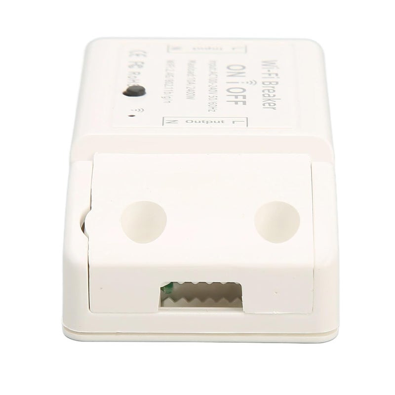 مفتاح إضاءة ذكي AC100 240V 10A، مقاس 88x39x24 مم من البولي كربونات مع مسامير تثبيت، مثالي للإضاءة والمراوح وسخانات الجراج. - Image 4