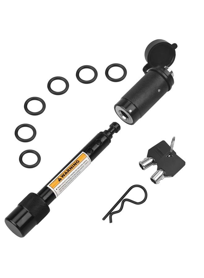 RVMATE Trailer Hitch Lock 5/8" Dia. for Class III IV 2" & 2-1/2" Receiver, Anti-Theft Steel Locking Hitch Pin with 2 Keys for Towing Trailer/Truck/Bike Rack - Image 1