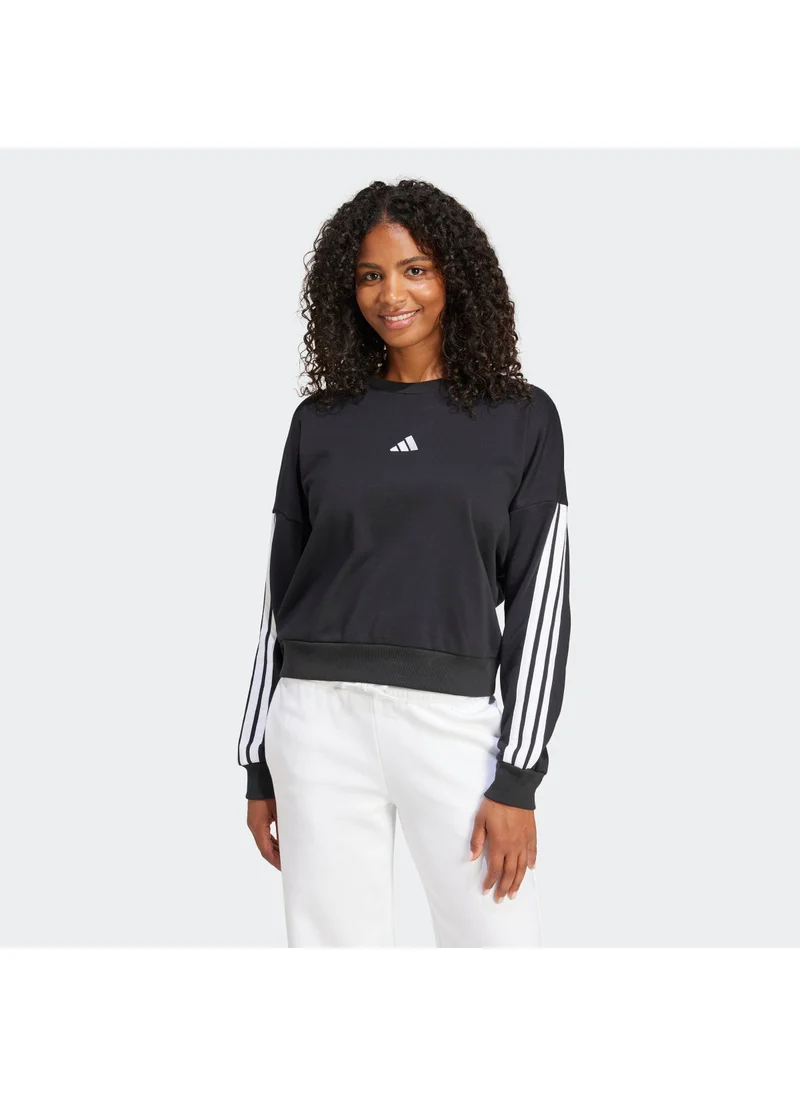 اديداس Essentials 3 Stripes French Terry Sweatshirt