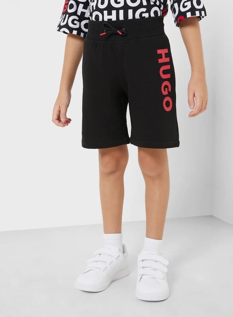 هوجو Kids Logo Shorts