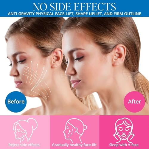 VINATOSLA Double Chin Lift Mask,Silicon V Line Lifting Face Lifting Mask Double Chin Reducer For Women And Men Tightening Skin Cheek Chin Neck Slimming Thin Belt,Jaw Exerciser, Chin Up Patch - Image 5