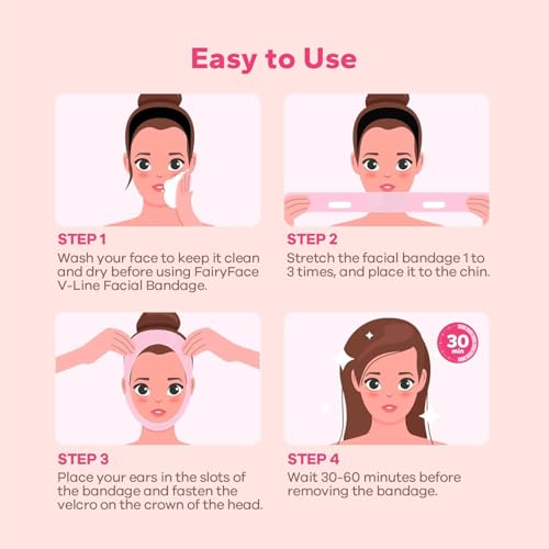 VINATOSLA Double Chin Lift Mask,Silicon V Line Lifting Face Lifting Mask Double Chin Reducer For Women And Men Tightening Skin Cheek Chin Neck Slimming Thin Belt,Jaw Exerciser, Chin Up Patch - Image 2