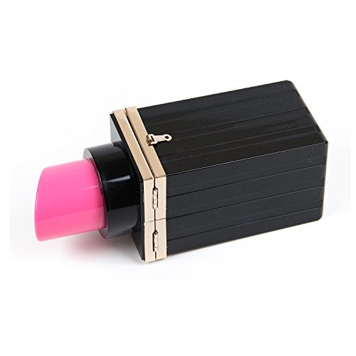 SUKUTU Acrylic Lipstick Purse Box Clutch Lips Party Purse - Women's Evening Bag for Teen Girls - Image 3