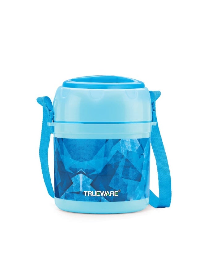 Trueware Foody Plus 2 Thermoware Lunch Box with 3 Microwave conainter (2 x 300 ML & 1 x 200 ML) - Image 3