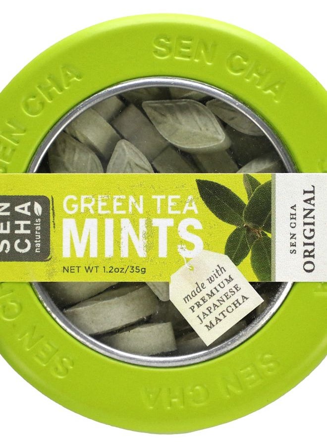 Sencha Naturals Green Tea Mints Original  1.2 oz (35 g) 