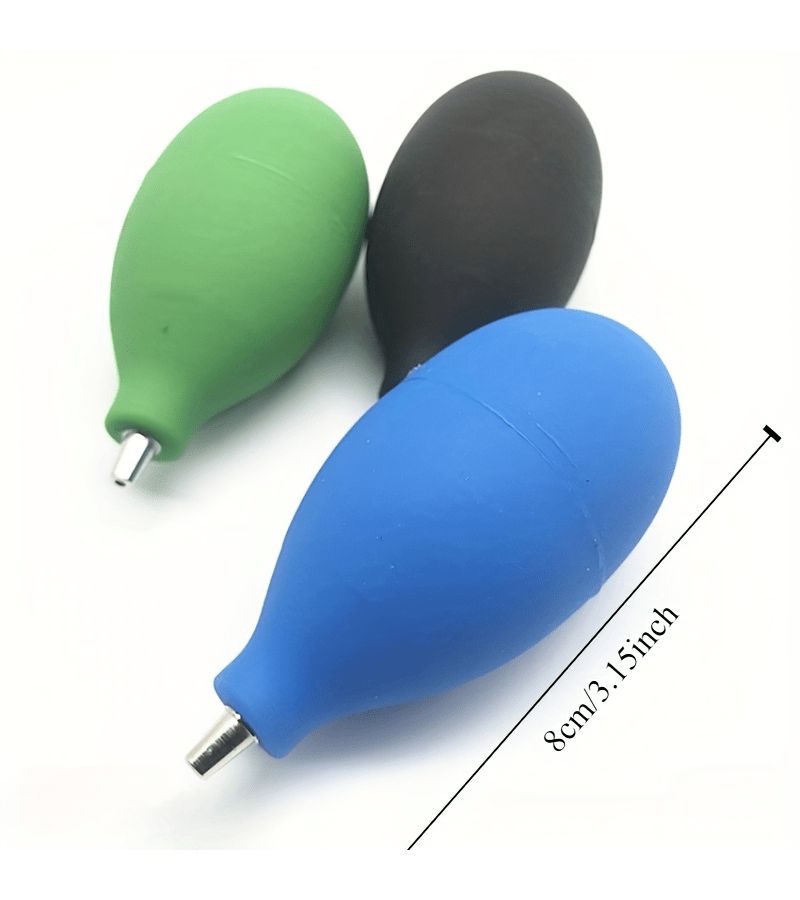 Black Rubber Air Blower for Camera Lens Keyboard Electronics Dust Removal - Image 2