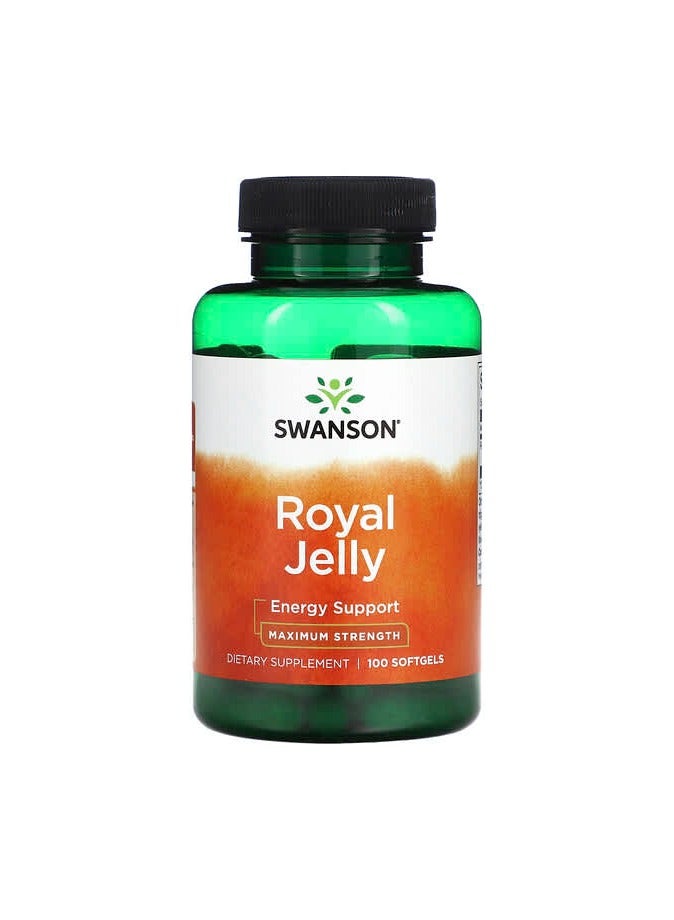 SWANSON Royal Jelly, Maximum Strength, 100 Softgels