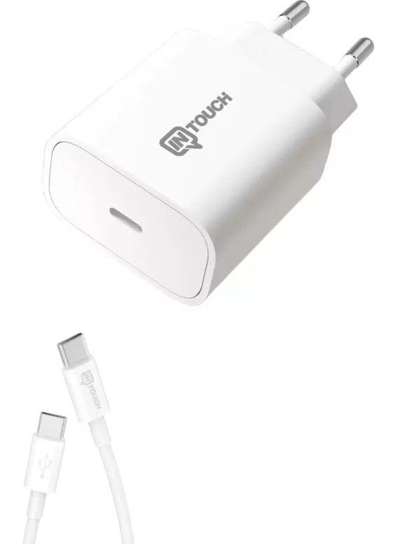 Intouch - Smarty 20W Usb-C Fast Charging Adapter and Usb-C Cable - Image 1