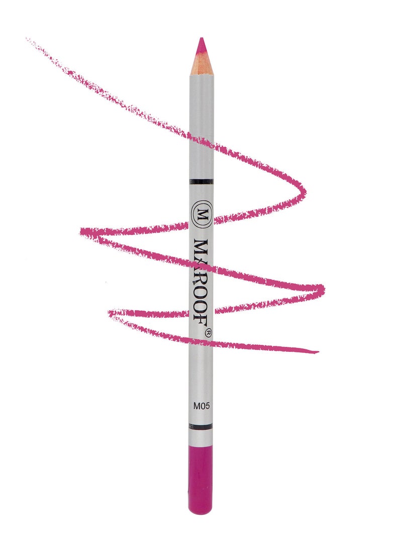 MAROOF Soft Eye and Lip Liner Pencil M05 Pink - Image 2