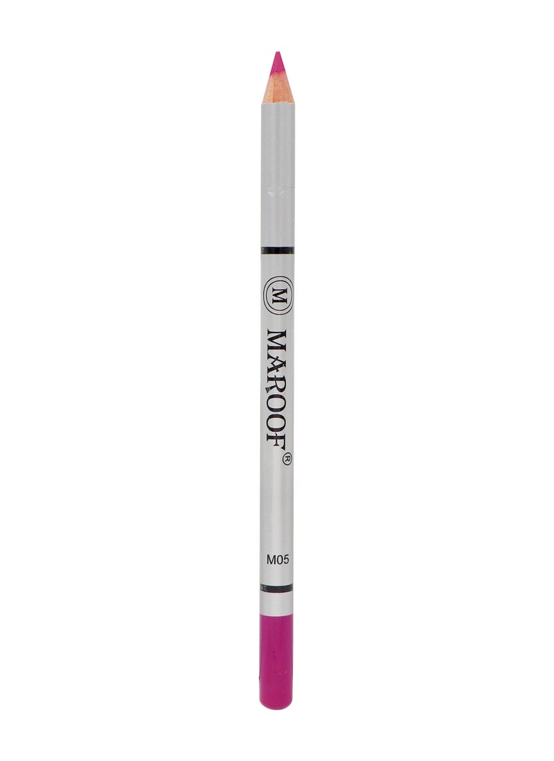 MAROOF Soft Eye and Lip Liner Pencil M05 Pink - Image 3