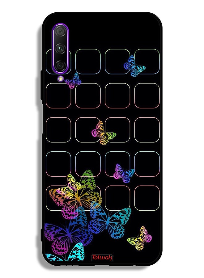 Tolwak Huawei Y9s Protective Case Cover Colorful Butterflies - Image 2