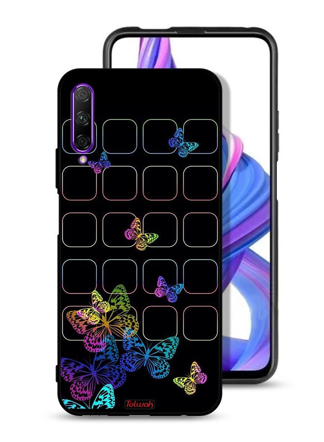 Tolwak Huawei Y9s Protective Case Cover Colorful Butterflies - Image 1