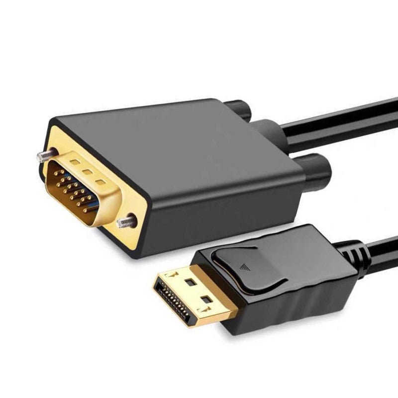 كابل محول DisplayPort إلى VGA - محول فيديو بدون فقدان - نقل إشارة مستقر - كابل VGA متين لتوصيل الشاشة للاستخدام المنزلي والمكتبي - Image 3