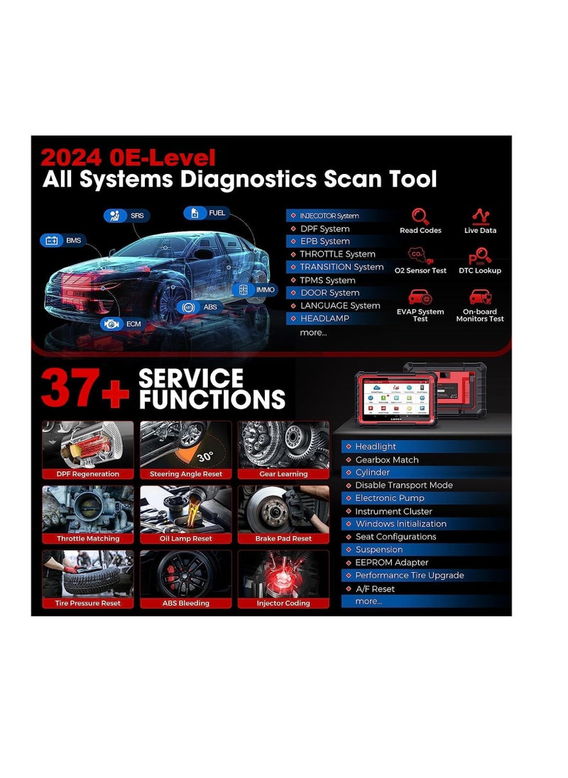 Launch - 2023 LAUNCH X431 PROS Elite OBD2 Diagnostic Device, ECU Online Coding & Bi-Directional, Complete System Diagnosis, 37+ Service Functions - Image 1