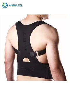 ACNORIA CARE Adjustable Back Corrector Corset To Correct Body Posture Clavicle Spine Shoulder And Lumbar Support Black Color Size L - From Acnoria Care  - Image 1