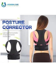ACNORIA CARE Adjustable Back Corrector Corset To Correct Body Posture Clavicle Spine Shoulder And Lumbar Support Black Color Size L - From Acnoria Care  - Image 5
