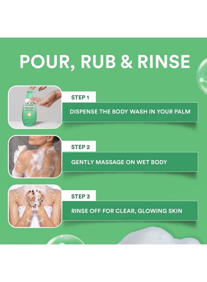 لاكتو كلامين 1% غسول الجسم بحمض الساليسيليك 250 مل للجسم وحب الشباب والظهر وحب الشباب والبشرة الخشنة والوعرة والسيكا والصبار والكركم والخرز الطبيعي وغسول الجسم الخالي من البارابين للرجال والنساء - Image 5