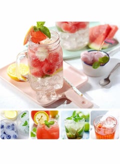 Generic Silicone Ice Cube Tray with Removable Lid 15 Grids Square Ice Cubes Mold Blue  - Image 5