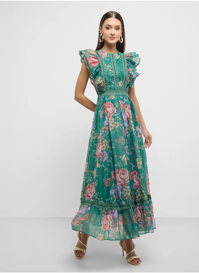ايلا Floral Print Dress