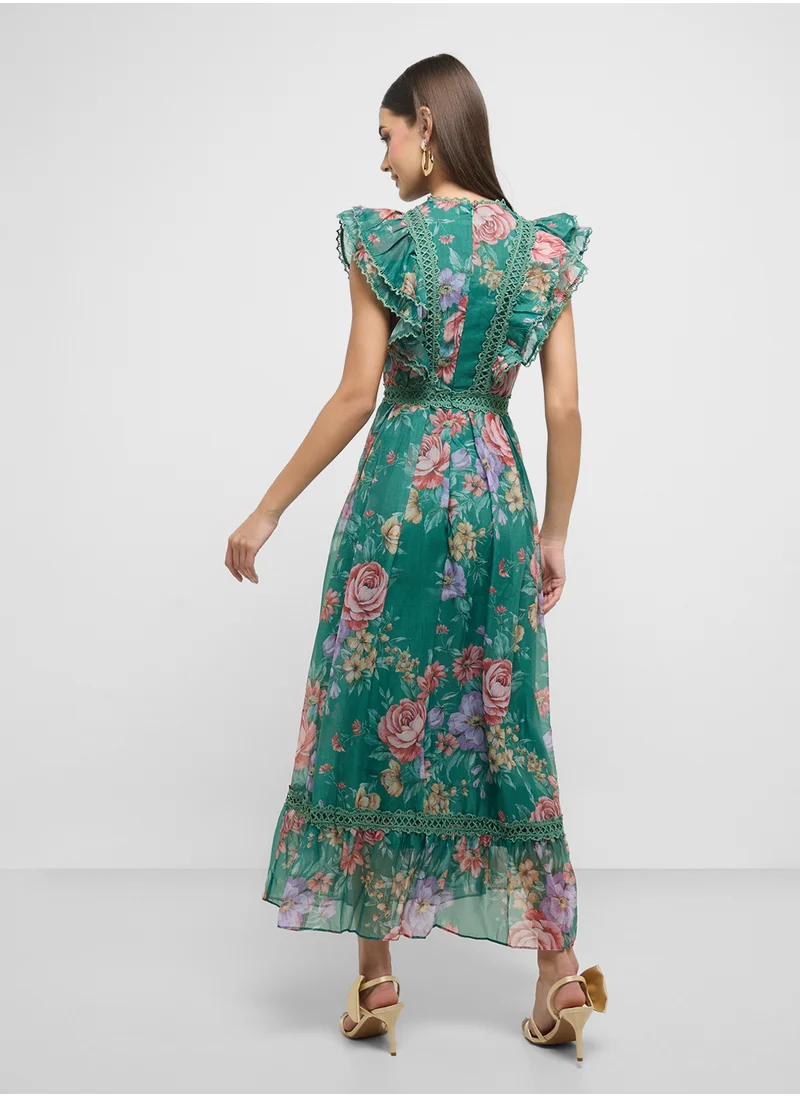 ايلا Floral Print Dress