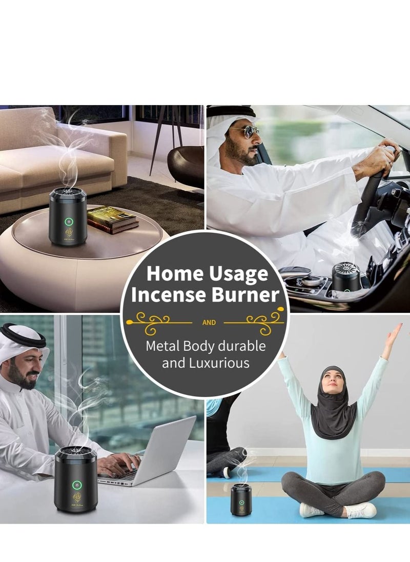 Bakhoor Electric Oud Incense Bukhoor Burner Aroma Diffuser With Long Lasting Battery Usb Rechargeable Great Gift For Home, Car, Desert Camping And Travel  - Image 4