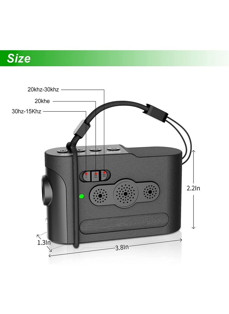SYOSI - Sonic Anti-Barking Device, Rechargeable Bark Deterrent Ultrasonic Bark Control Device Ultrasonic Dog Behavior Aid Dual-Mode Bark Controller(Automatic Ultrasonic Anti-Barking and Manual Dog Training) - Image 1