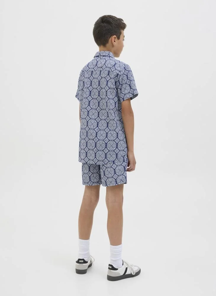 Jack & Jones Junior Kids Jorseersucker Aop Shirt