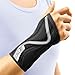 FREETOO Wrist Brace for Carpal TunnelNew UpgradeAnatomically shaped Adjustable Wrist Support Splint for Men and WomenHand Brace for Pain Relief TendinitisArthritisRight HandSmallBlackGrey - Image 1