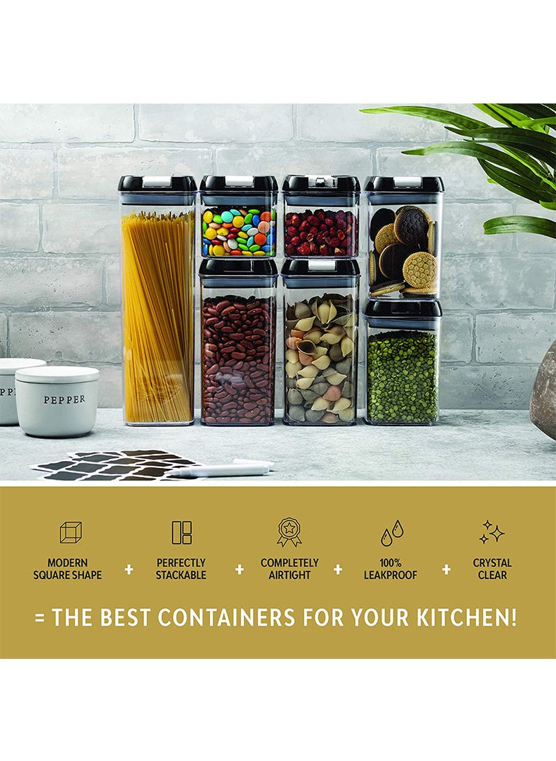 Sharpdo 7-مجموعة حاويات طعام محكمة الإغلاق خالية من BPA مع غطاء  - Image 5