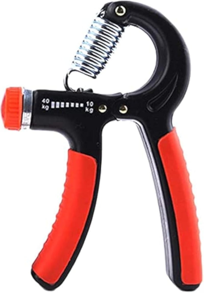 Hand Gripper Wrist Forearm Strength Power Training Gym Fitness Black + Red_ with two years guarantee of satisfaction and quality