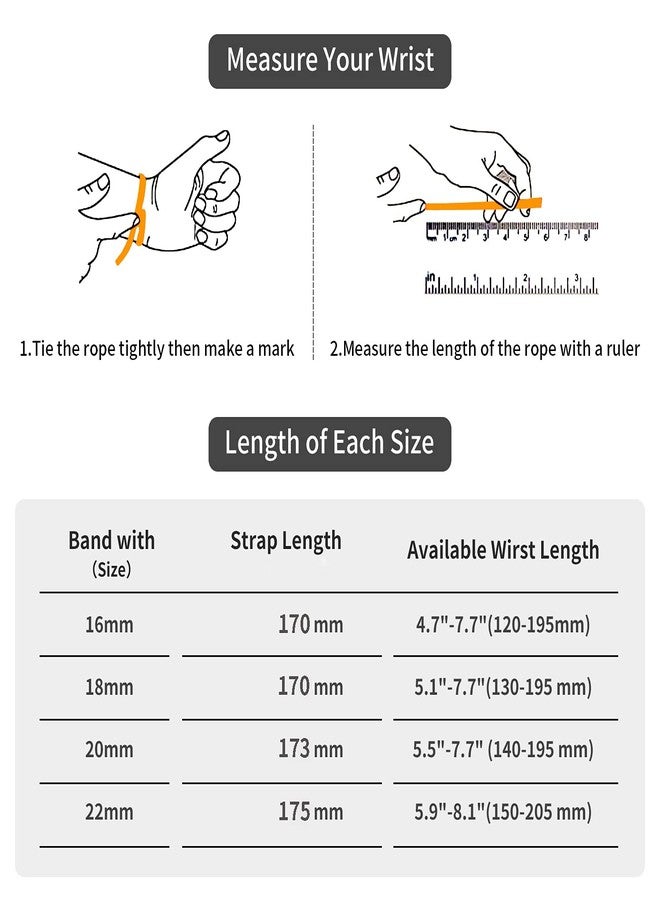 TStrap Metal Watch Strap - Quick Release Watch Bands for Men Women - Brushed Solid Stainless Steel Smart Watch Bracelet - Ladies Replacement Band Clasp Buckle - 16mm 18mm 20mm 22mm, Gold, 18mm, strap - Image 5