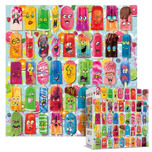 Antelope 1000 Piece Puzzle for Adults Popsicle Jigsaw Puzzles 1000 Pieces High Resolution Matte Finish No Dust - Image 1