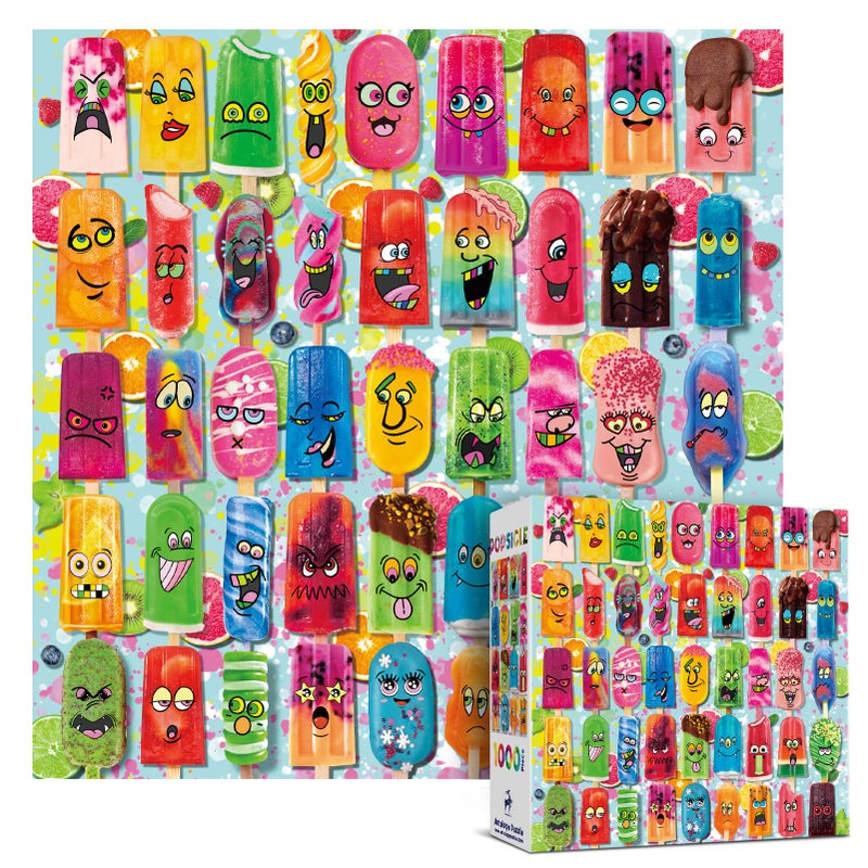 Antelope 1000 Piece Puzzle for Adults Popsicle Jigsaw Puzzles 1000 Pieces High Resolution Matte Finish No Dust - Image 3