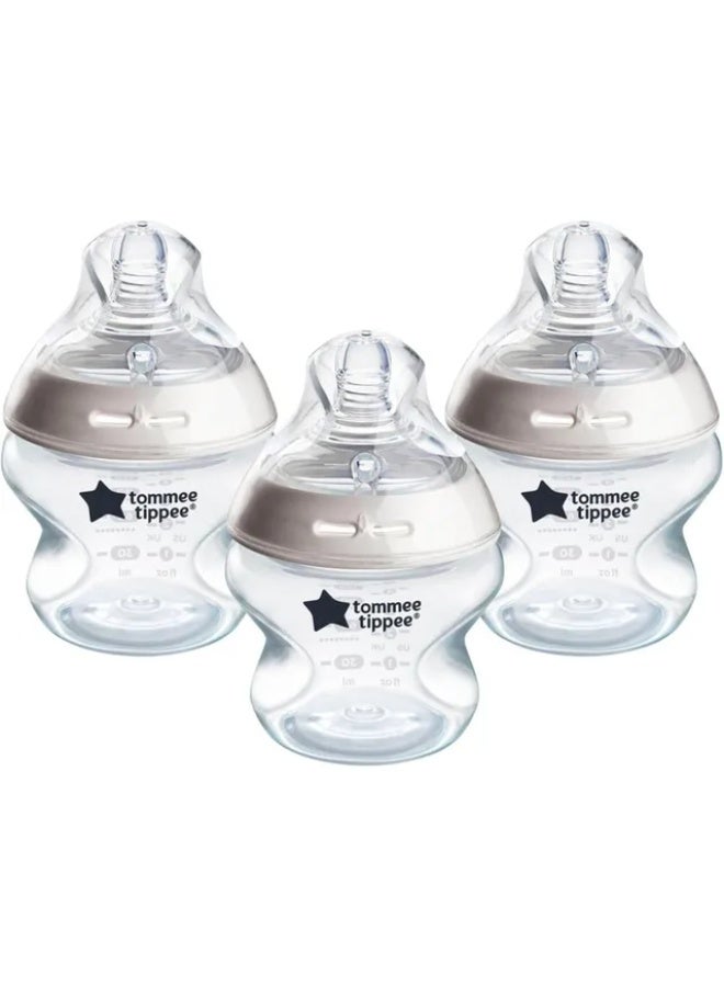 Tommee Tippee UK زجاجات الرضاعة ببطء 150 مل عبوة من 3 - Image 2