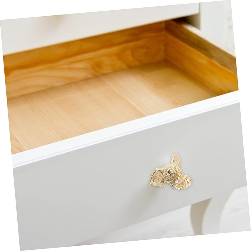 Solid Brass Elephant Head Cabinet Knob Vintage Drawer Pulls for Kitchen Bathroom Furniture - Image 3