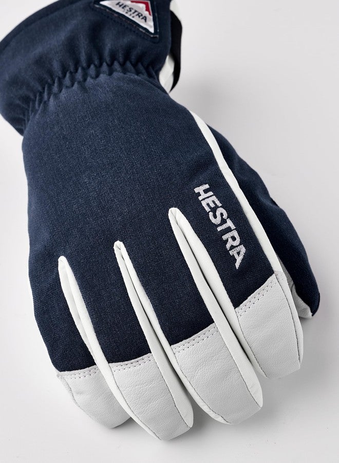 Hestra Unisex Power Short 5-Finger Glove, Waterproof, Windproof Alpine Skiing Gloves for Men & Women - Navy - 8 - Image 3
