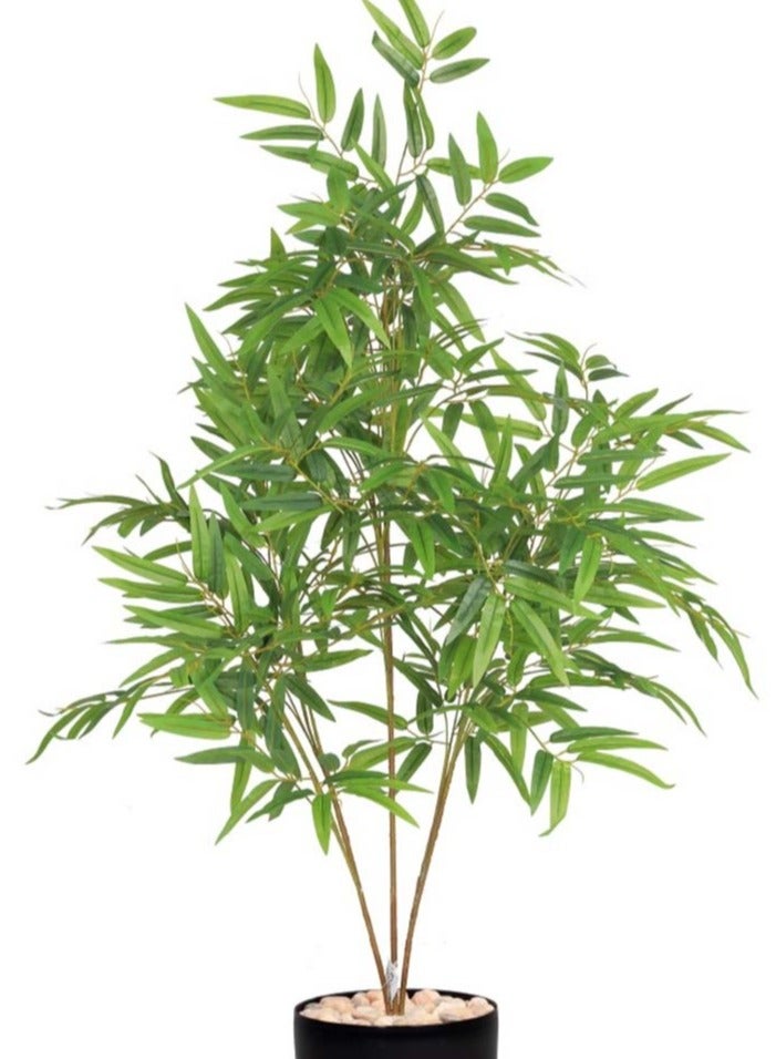 سي او أرماء شجرة صناعية بمركن فايبر انيقة  محاكاة لشجرة الخيزران بملمسها الطبيعي 110 سم - Image 3