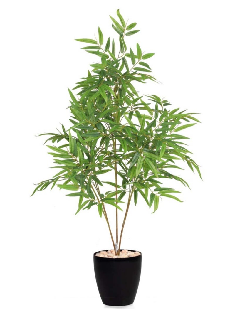 سي او أرماء شجرة صناعية بمركن فايبر انيقة  محاكاة لشجرة الخيزران بملمسها الطبيعي 110 سم - Image 1