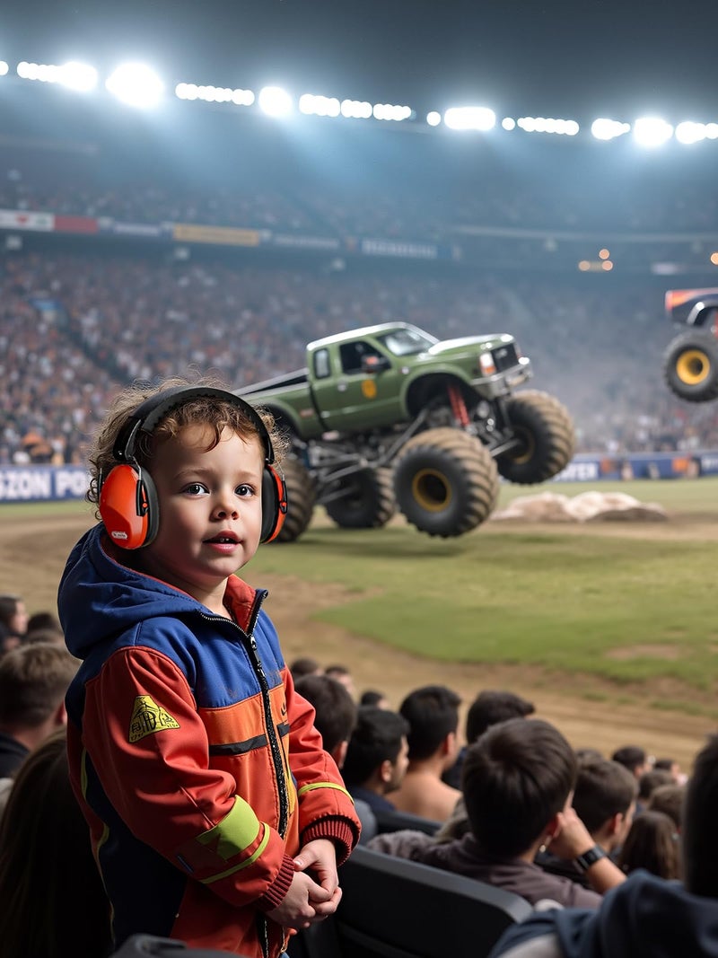 Dr.meter Ear Muffs for Noise Reduction: 27.4SNR Noise Cancelling Headphones for Kids Adults, EM100 Adjustable Hearing Protection Earmuffs for Monster Jam, Autism Sensory, Concerts, Fireworks Orange - Image 5