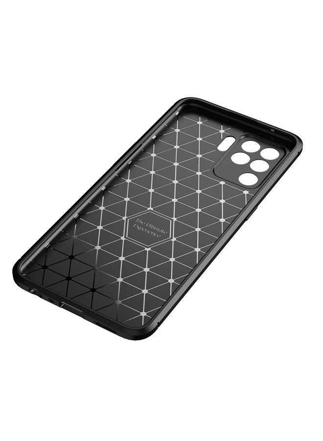 اس-توب جراب لهاتف OPPO F19 Pro مصنوع من ألياف الكربون ومقاوم للصدمات من مادة TPU - Image 3