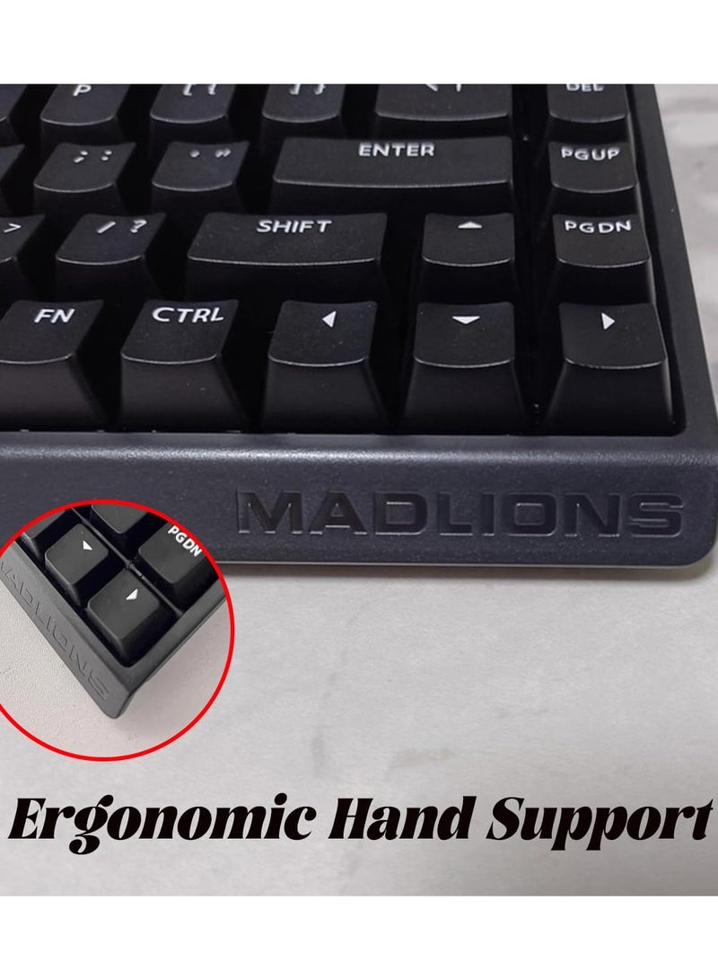 MADLIONS MAD60HE RGB 60% Wired Mechanical Gaming Keyboard with Adjustable Actuation, 8000 Hz Polling Rate, Rapid Trigger Mode, Hall Effect Switches, for PC/Mac, Black - Image 4