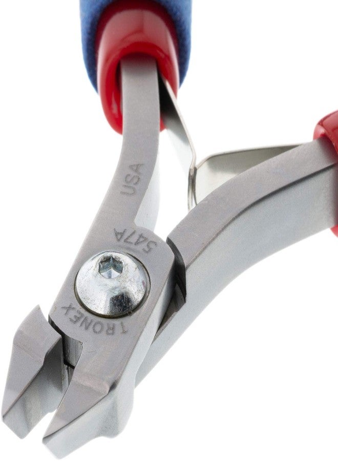 Tronex Pliers - Tronex Wide Oblique Flat Nose - Chainmaille (Standard Handle) • P547A - Image 1
